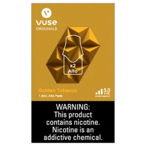 vuse pods – golden tobacco 2 pack 5%