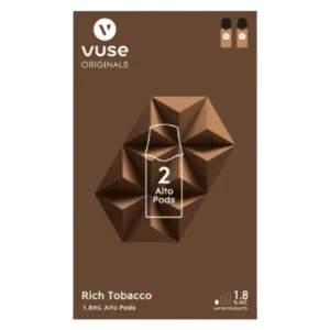 vuse pods – rich tobacco 2 pack 1.8%