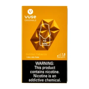 vuse pods golden tobacco 2 pack 1.8%